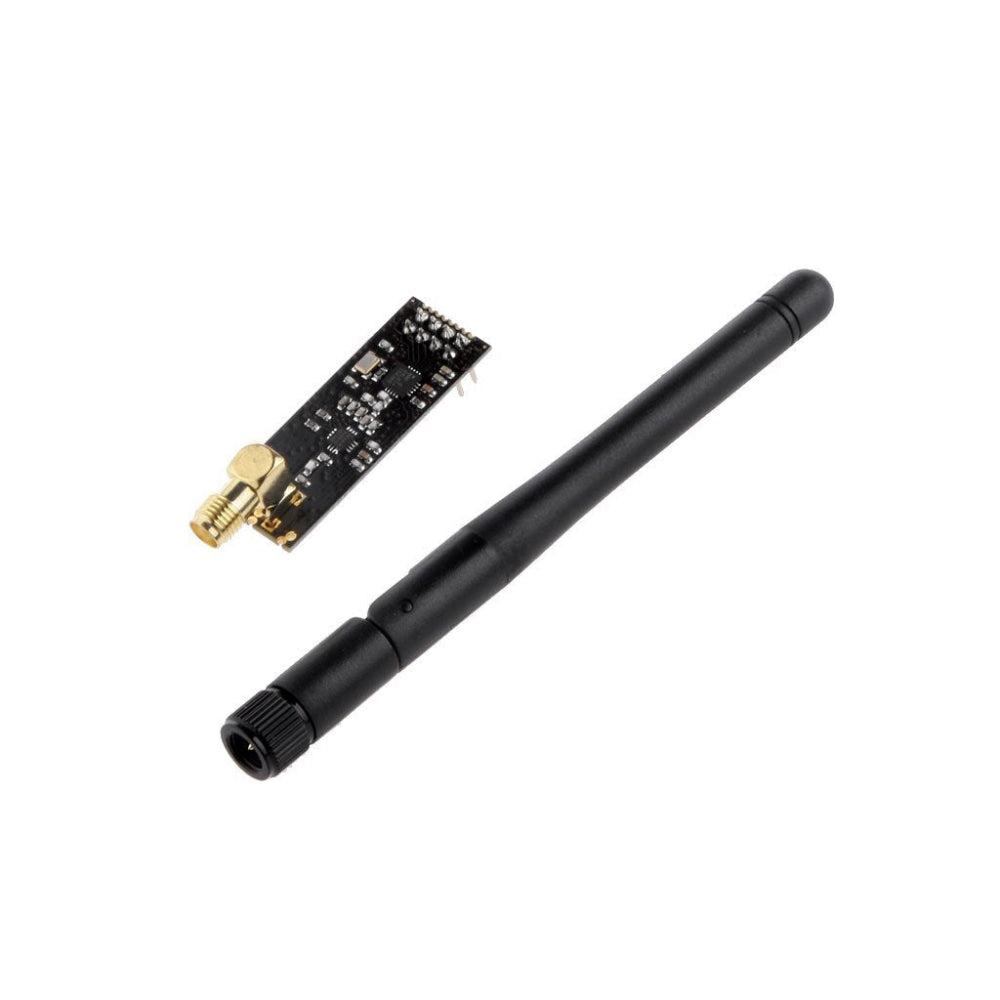 NRF24L01-with-Antenna_2048x2048 2.4GHz NRF24L01 + PA + LNA Wireless Transceiver Module - Image 1