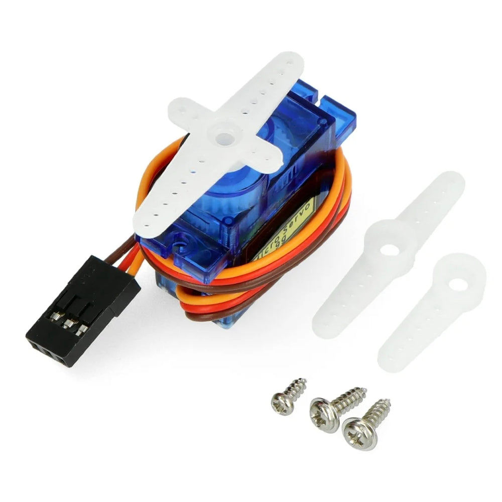 sg90-new-style-without-limit-power-on-0-180-with-plastic-accessories-5_2048x2048 SG90 Mini Servo 180 degree Rotation Plastic Gear - Image 1