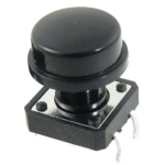 Tactile Push Button Switch with Black Cap